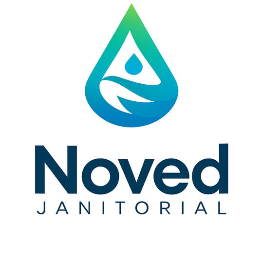 Noved Janitorial logo – Calgary cleaning company A picture of the Noved Janitorial Logo. Calgary Cleaning Company.